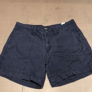 Navy cargo shorts